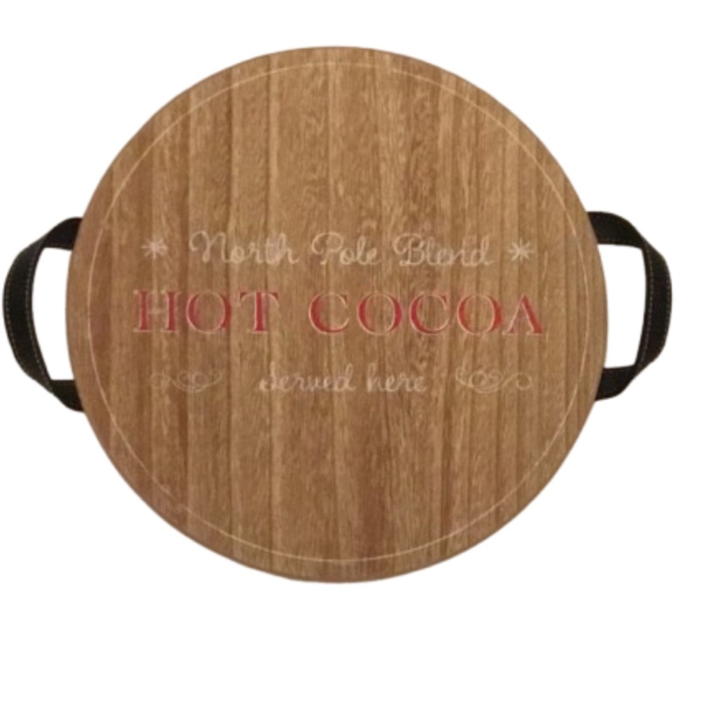 North Pole Blend Hot Cocoa Round Tray